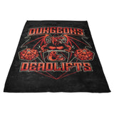 Dungeons and Deadlifts - Fleece Blanket
