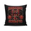 Dungeons and Deadlifts - Throw Pillow