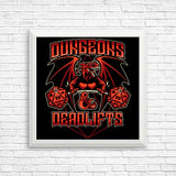 Dungeons and Deadlifts - Posters & Prints