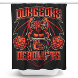 Dungeons and Deadlifts - Shower Curtain