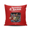 Dungeons and Ganon - Throw Pillow
