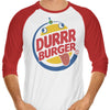 Durrrger King - 3/4 Sleeve Raglan T-Shirt