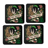 Earth Tattoo - Coasters