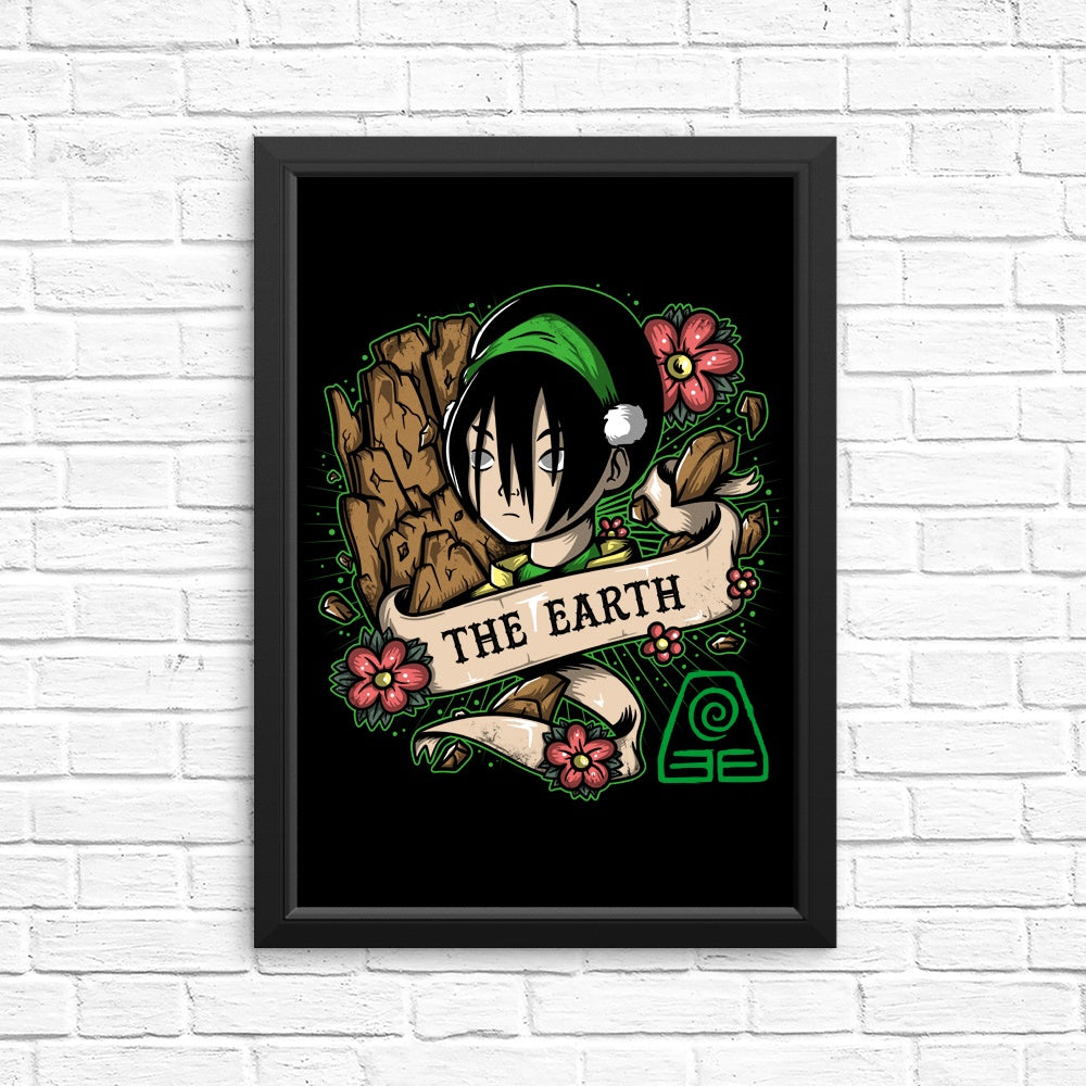 Earth Tattoo - Posters & Prints