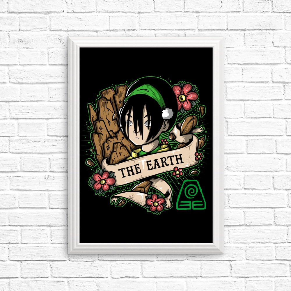 Earth Tattoo - Posters & Prints