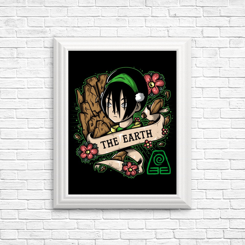 Earth Tattoo - Posters & Prints