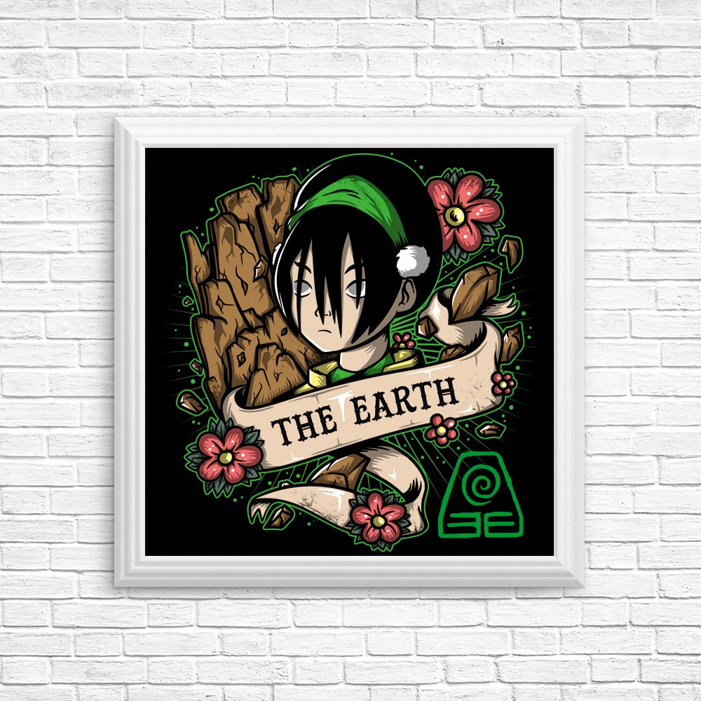 Earth Tattoo - Posters & Prints