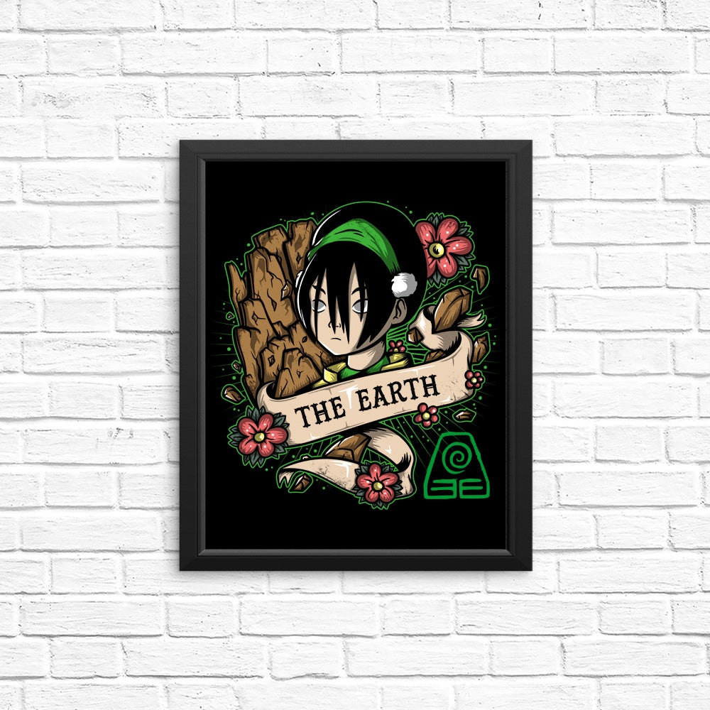 Earth Tattoo - Posters & Prints