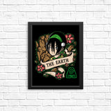 Earth Tattoo - Posters & Prints