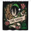 Earth Tattoo - Shower Curtain