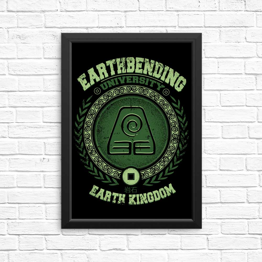 Earthbending University - Posters & Prints | Once Upon a Tee