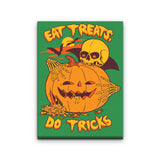 Eat Tricks, Do Treats - Canvas Print
