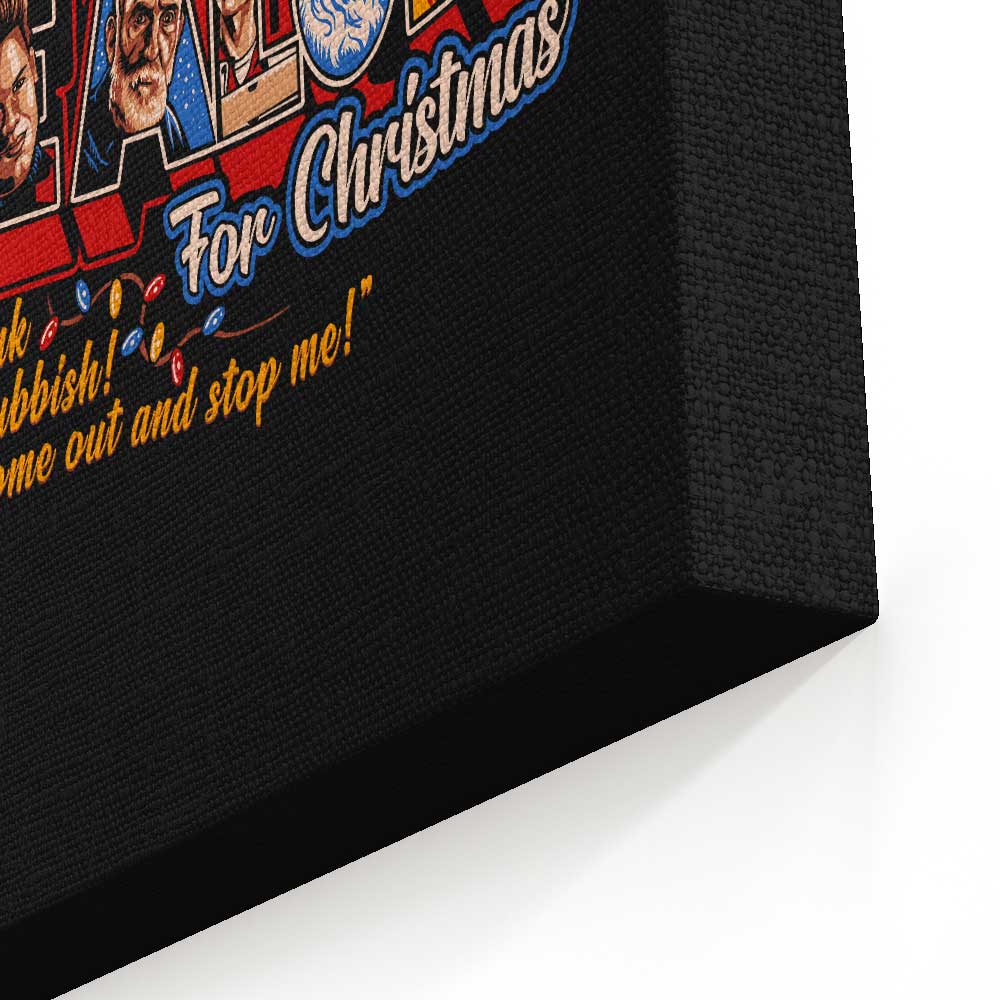 Eating Junk and Watching Rubbish - Canvas Print