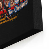 Eating Junk and Watching Rubbish - Canvas Print