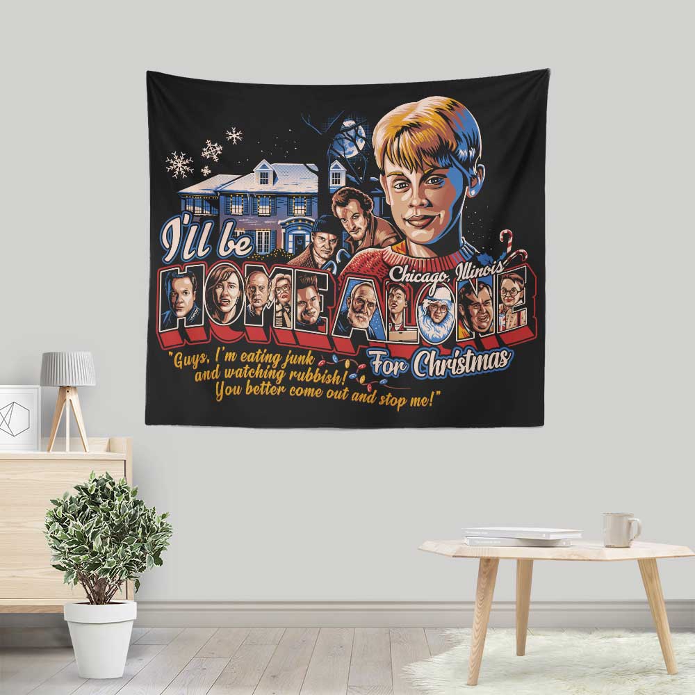 Eating Junk and Watching Rubbish - Wall Tapestry