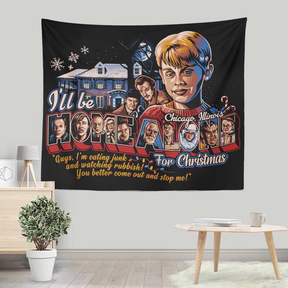 Eating Junk and Watching Rubbish - Wall Tapestry