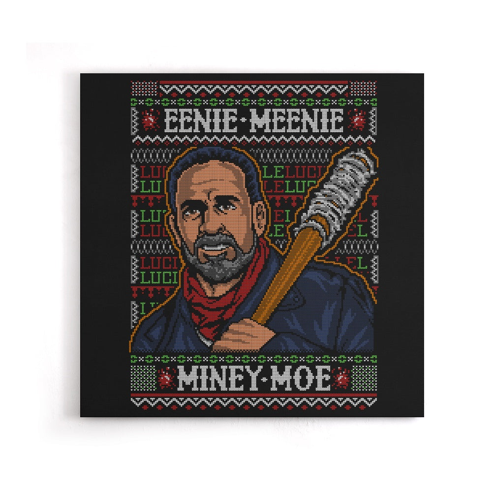 Eenie Meenie Miney Moe - Canvas Print