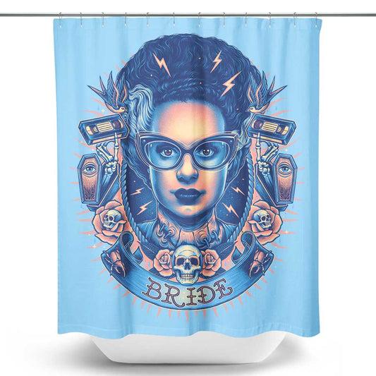 Electric Bride - Shower Curtain