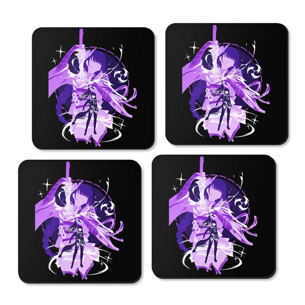 Electro Raiden Shogun - Coasters