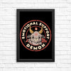 Emotional Support Demon - Posters & Prints