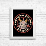 Emotional Support Demon - Posters & Prints
