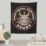 Emotional Support Demon - Wall Tapestry