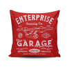 Enterprise Garage - Throw Pillow
