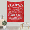 Enterprise Garage - Wall Tapestry