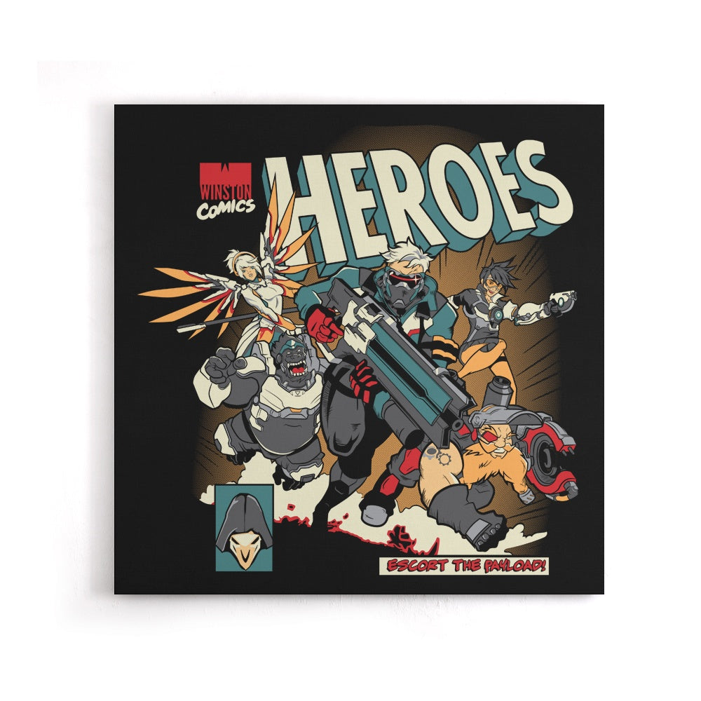 Escort the Payload - Canvas Print