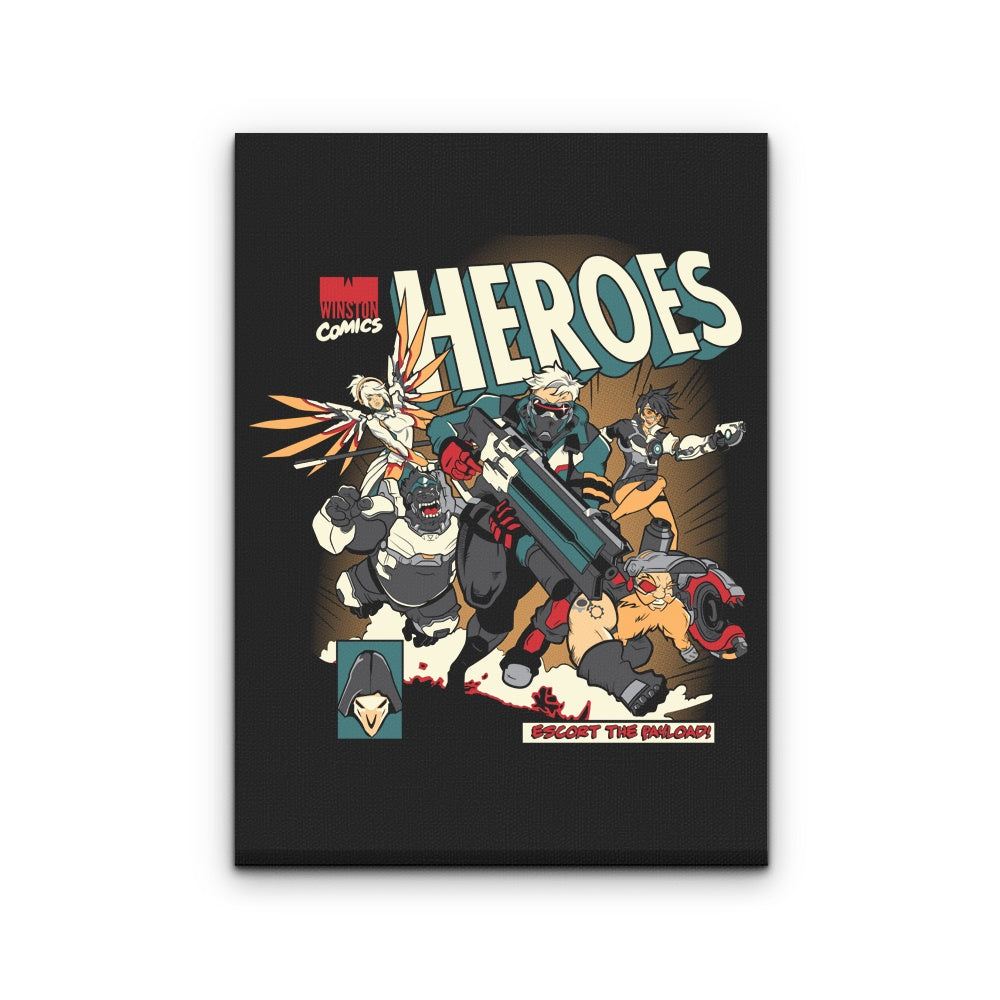 Escort the Payload - Canvas Print