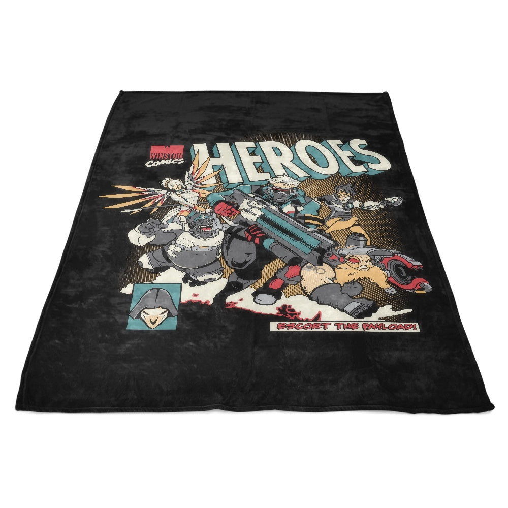 Escort the Payload - Fleece Blanket