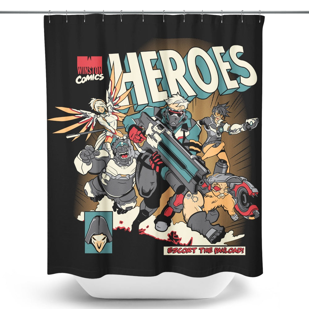 Escort the Payload - Shower Curtain