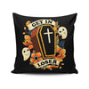 Even in Death - Throw Pillow