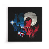 Evil Silhouette - Canvas Print