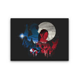 Evil Silhouette - Canvas Print