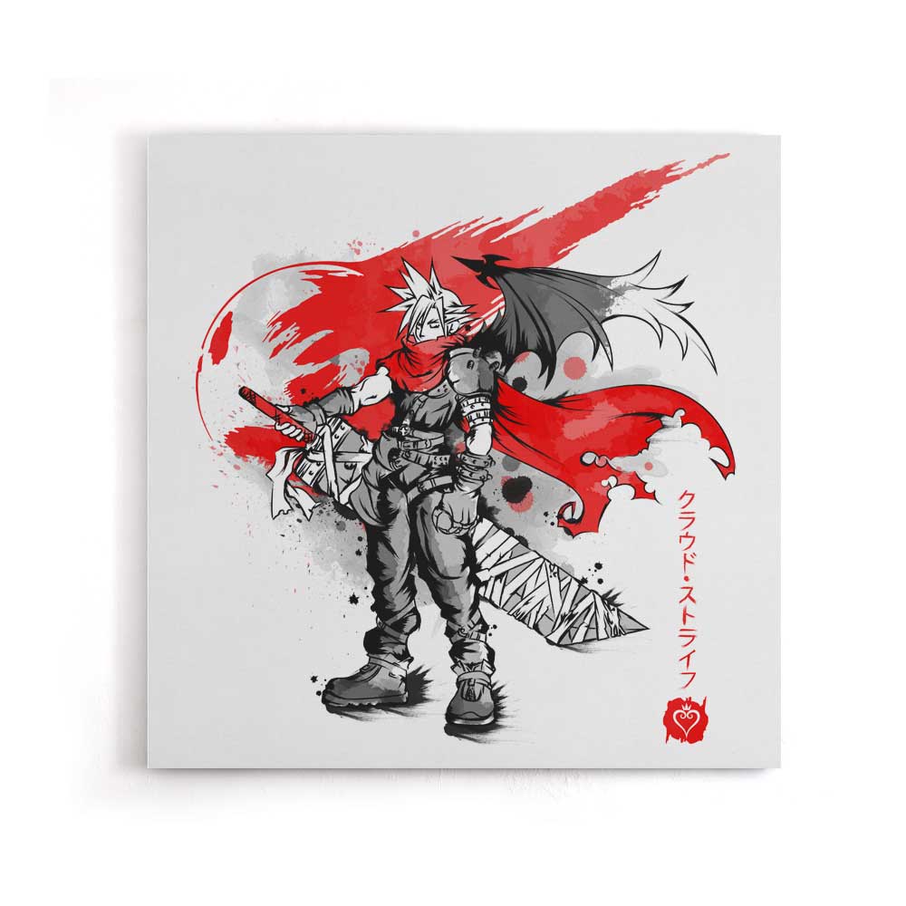 Ex-Soldier Kingdom Sumi-e - Canvas Print