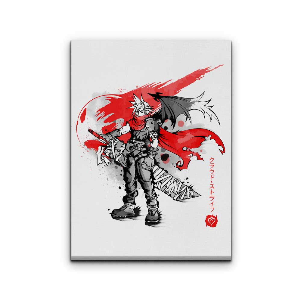Ex-Soldier Kingdom Sumi-e - Canvas Print
