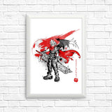Ex-Soldier Kingdom Sumi-e - Posters & Prints