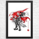 Ex-Soldier Kingdom Sumi-e - Posters & Prints