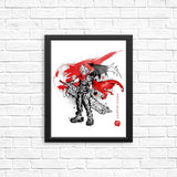 Ex-Soldier Kingdom Sumi-e - Posters & Prints