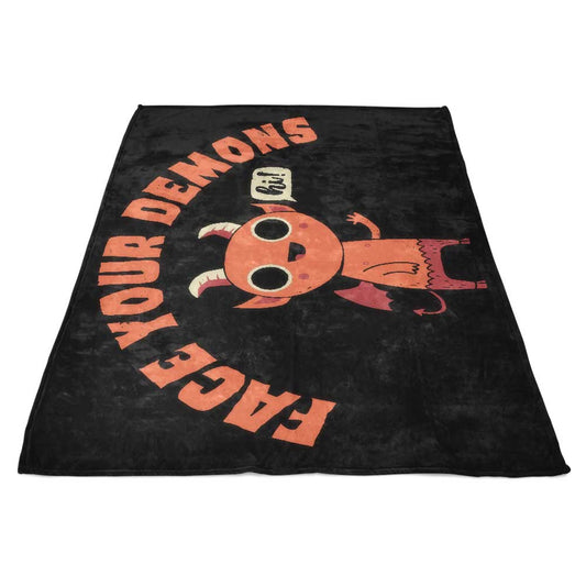 Face Your Demons - Fleece Blanket