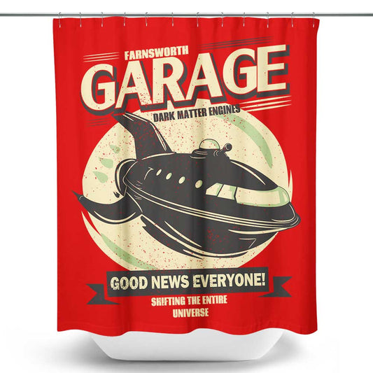 Farnsworth Garage - Shower Curtain