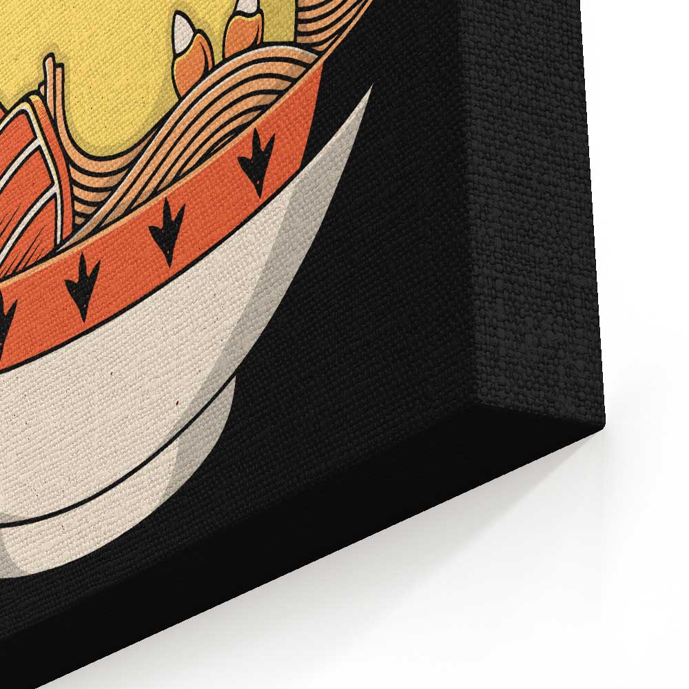 Fat Chocobo Ramen - Canvas Print