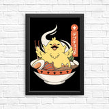 Fat Chocobo Ramen - Posters & Prints