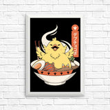 Fat Chocobo Ramen - Posters & Prints