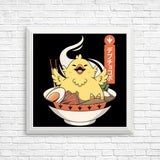 Fat Chocobo Ramen - Posters & Prints