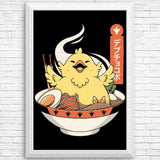 Fat Chocobo Ramen - Posters & Prints