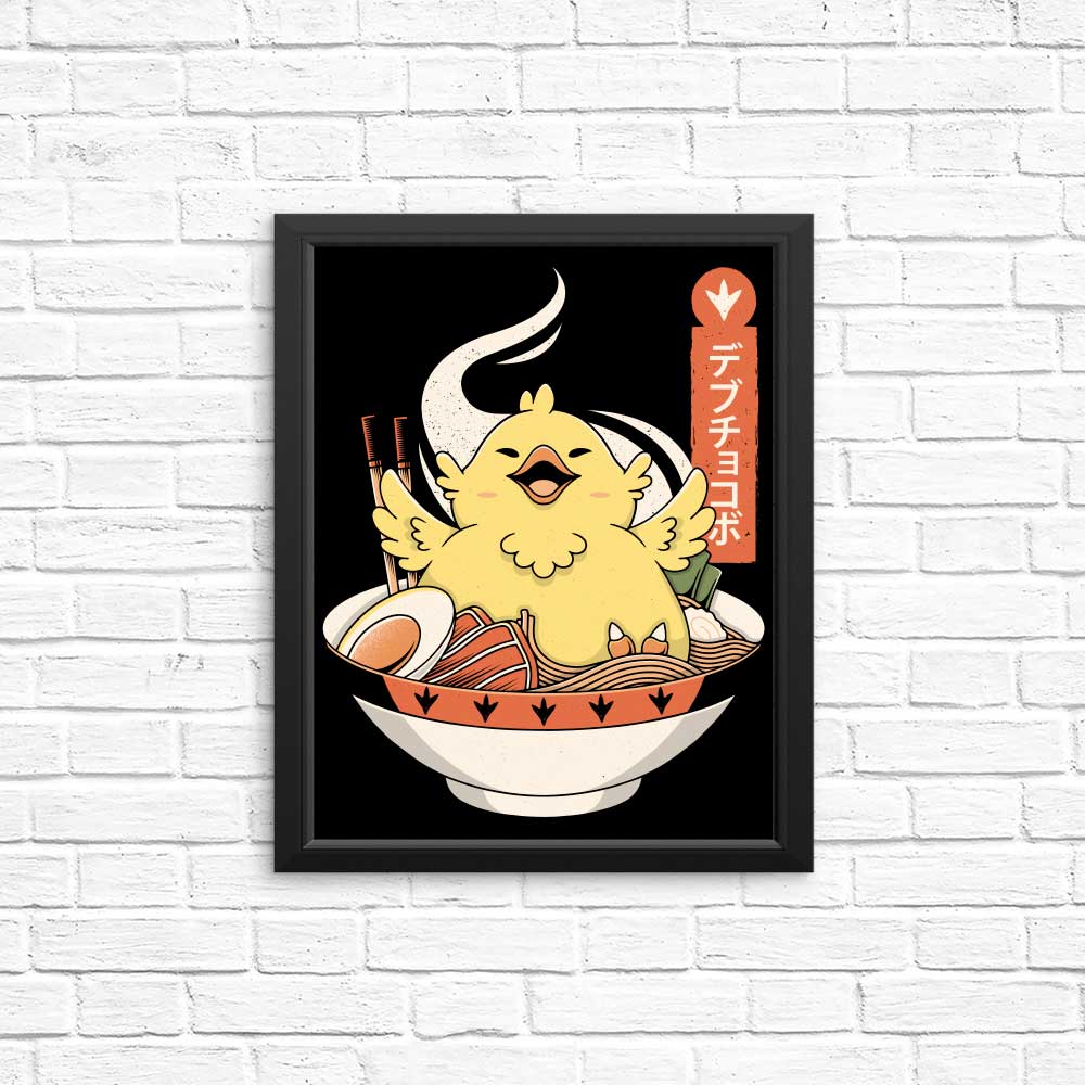 Fat Chocobo Ramen - Posters & Prints