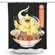 Fat Chocobo Ramen - Shower Curtain
