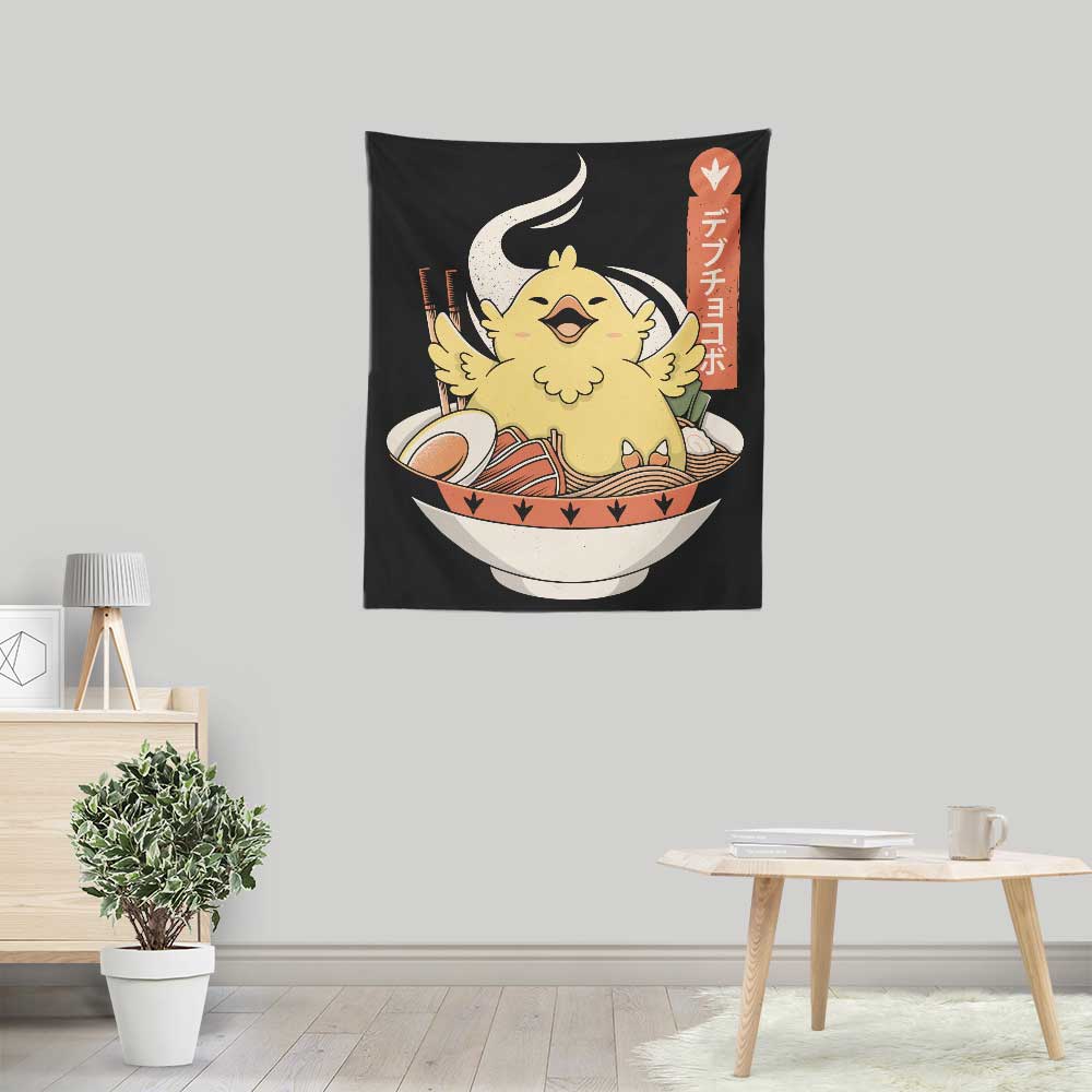 Fat Chocobo Ramen - Wall Tapestry